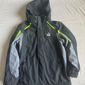 Gerry Weber Kids Black and Neon Yellow Raincoat